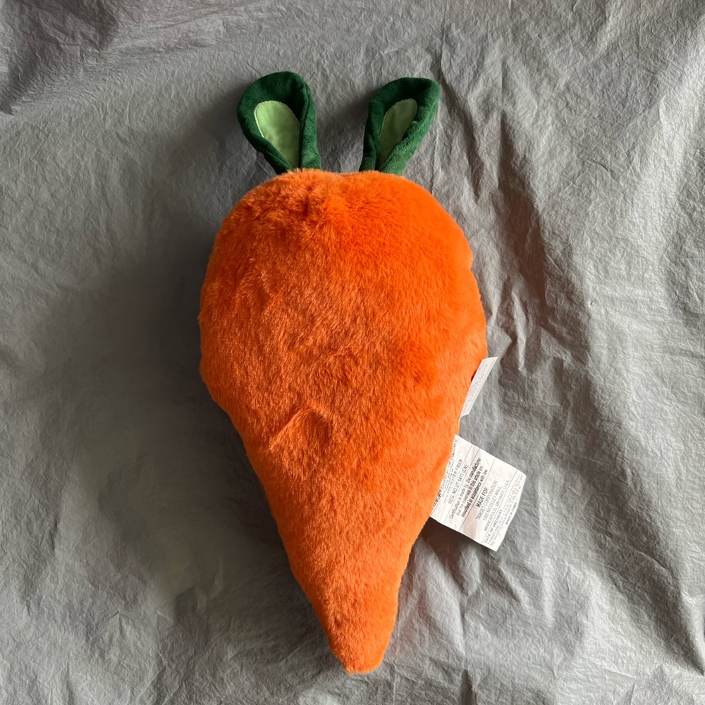 NEW BULLSEYE TARGET CARROT PILLOW ONE